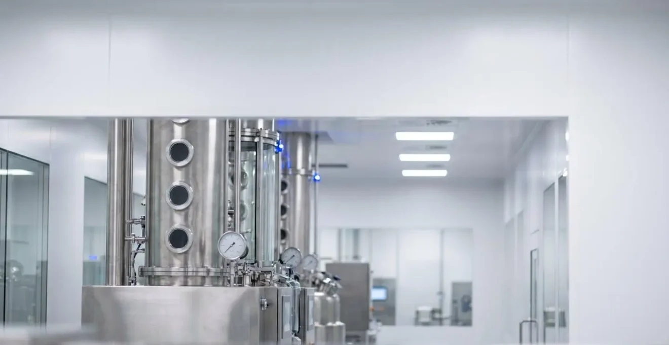 High-purity pharmaceutical-grade propylene glycol manufacturing setup highlighting quality control processes for vaping ingredients
