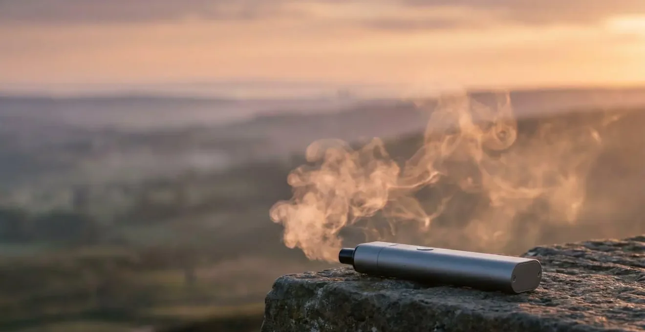 Abstract representation of uncertainty about long-term vaping health effects